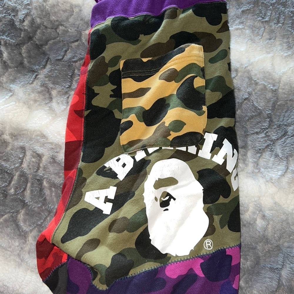 Basketball length bape shorts